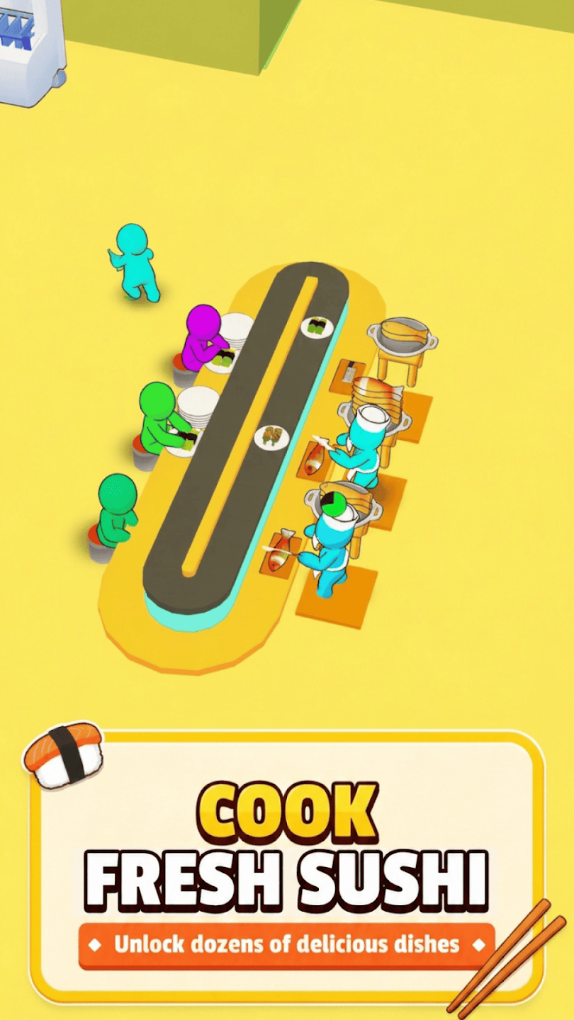 Sushi cooking game screenshot