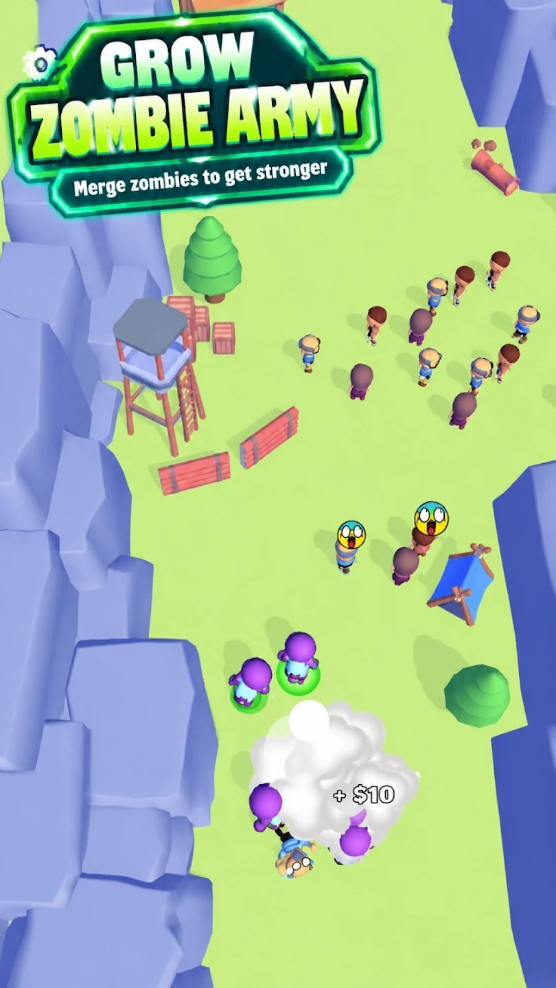 Merge challenge game screenshot